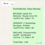 England Professional Fixed Matches and Soccer Professional Predictions 1X2