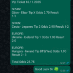 Vip Ticket 16.11.25 Fixed Matches (1)