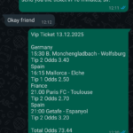 Vip Ticket 13.12.25 Fixket matches chat 01
