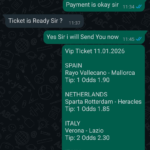 Fixed Matches sure bet odds from Europe Fixed Matches for Bet365 Betway 1xBet